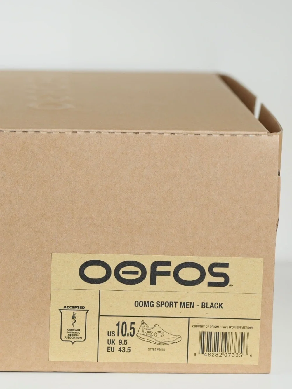 $149 Oofos Mens Oomg Sport Low Black Comfort Recovery Slip On Shoes 10.5 - Picture 7 of 7